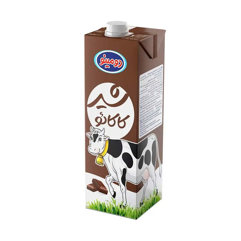شیر کاکائو پرچرب 2% چربی دومینو 1 لیتری