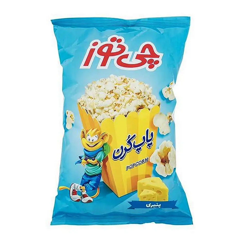 پک پاپ کرن پنیری فیلی ویژه چی توز 20 گرمی بسته 4 عددی