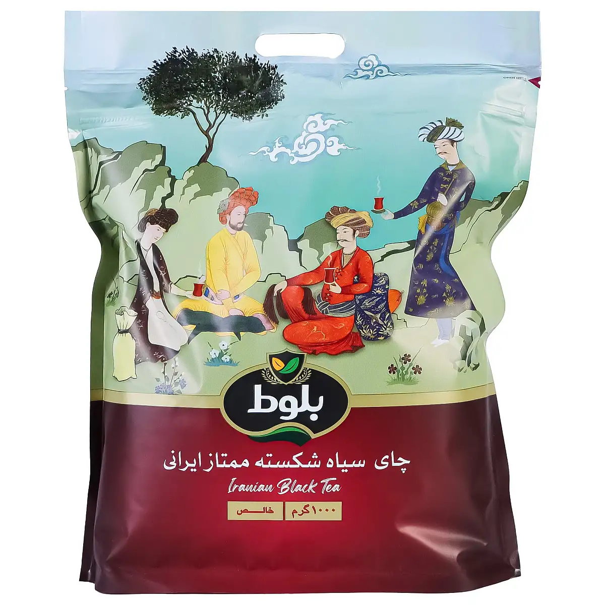 چای سیاه شکسته ممتاز ایرانی بلوط 1 کیلوگرمی