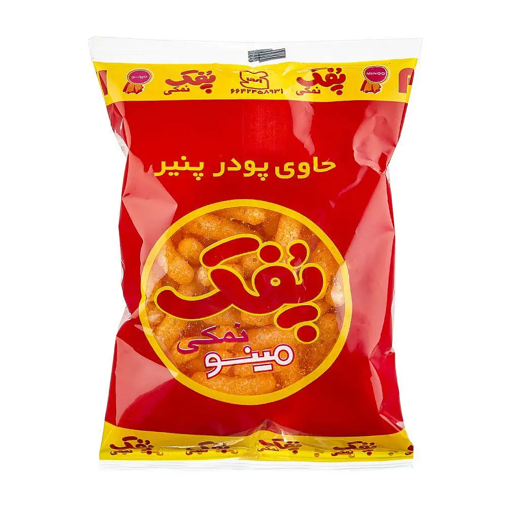 پفک نمکی مینو 60 گرمی