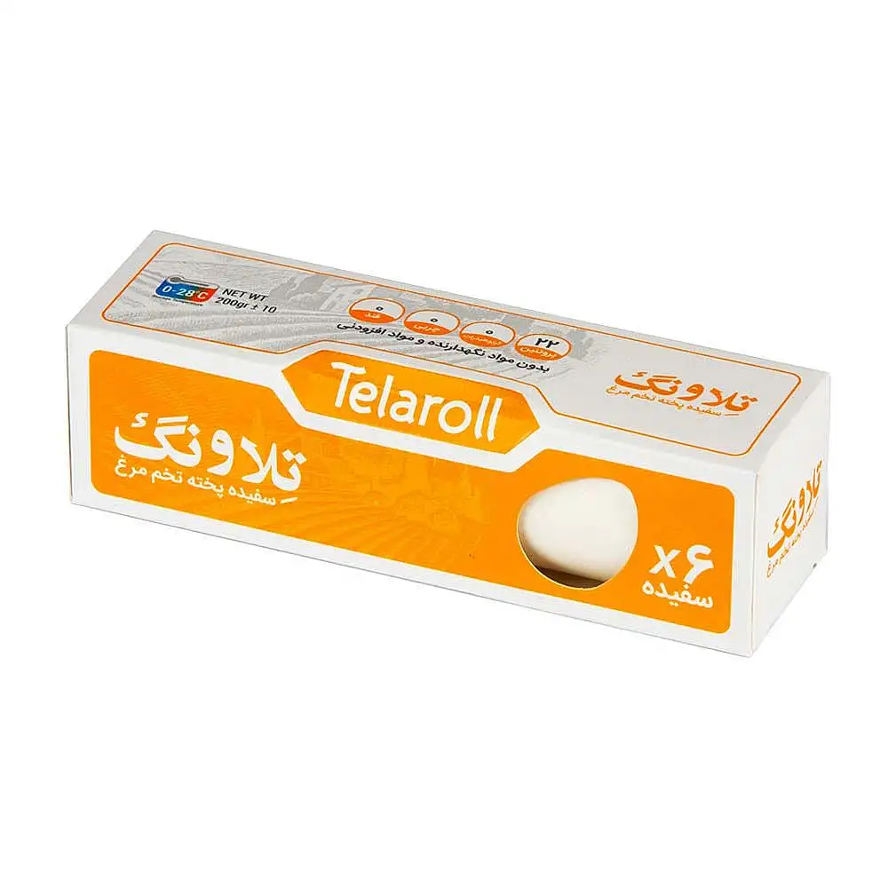 رول سفیده پخته تخم مرغ تلارول تلاونگ 200 گرمی