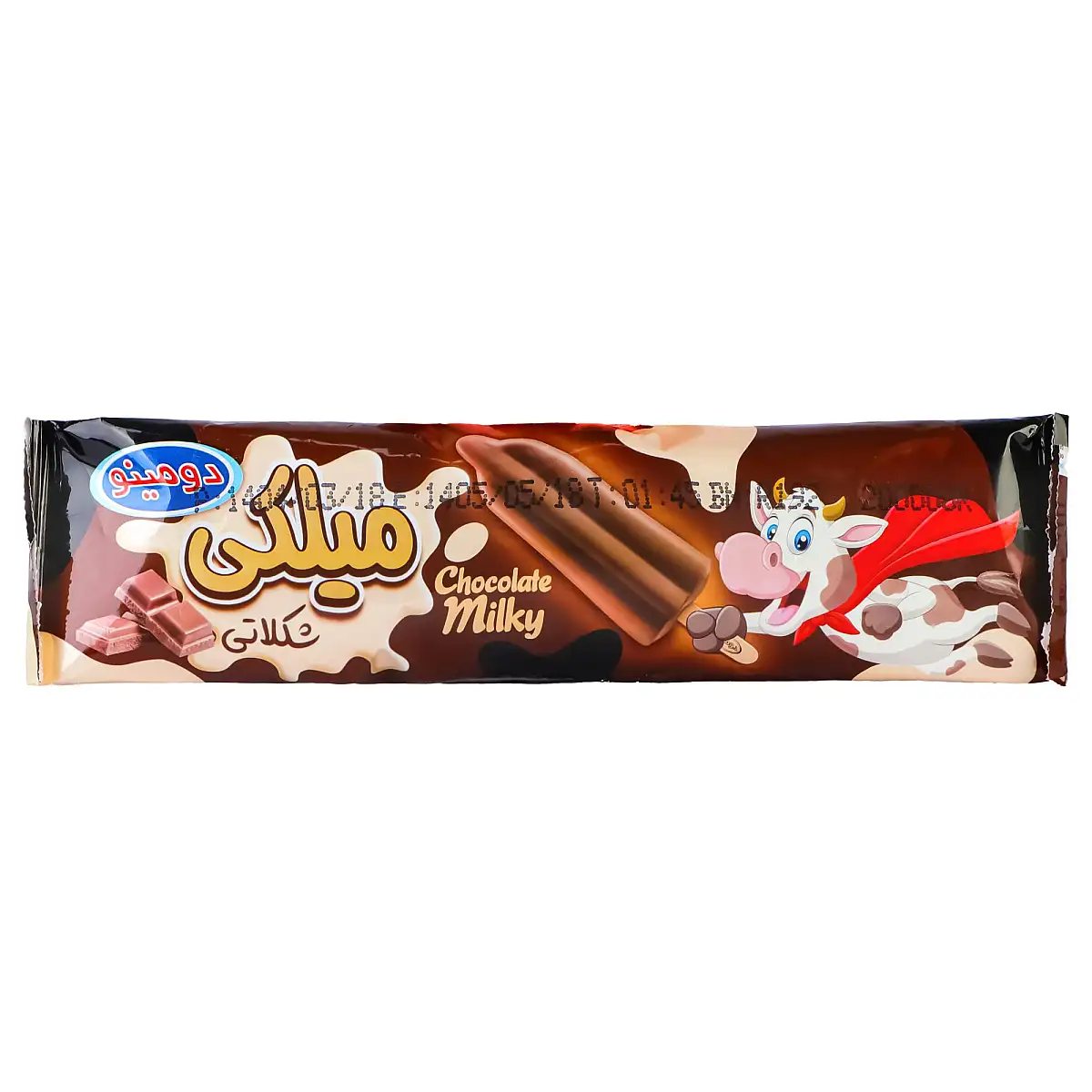 بستنی چوبی شیری شکلات دومینو 70 گرمی 