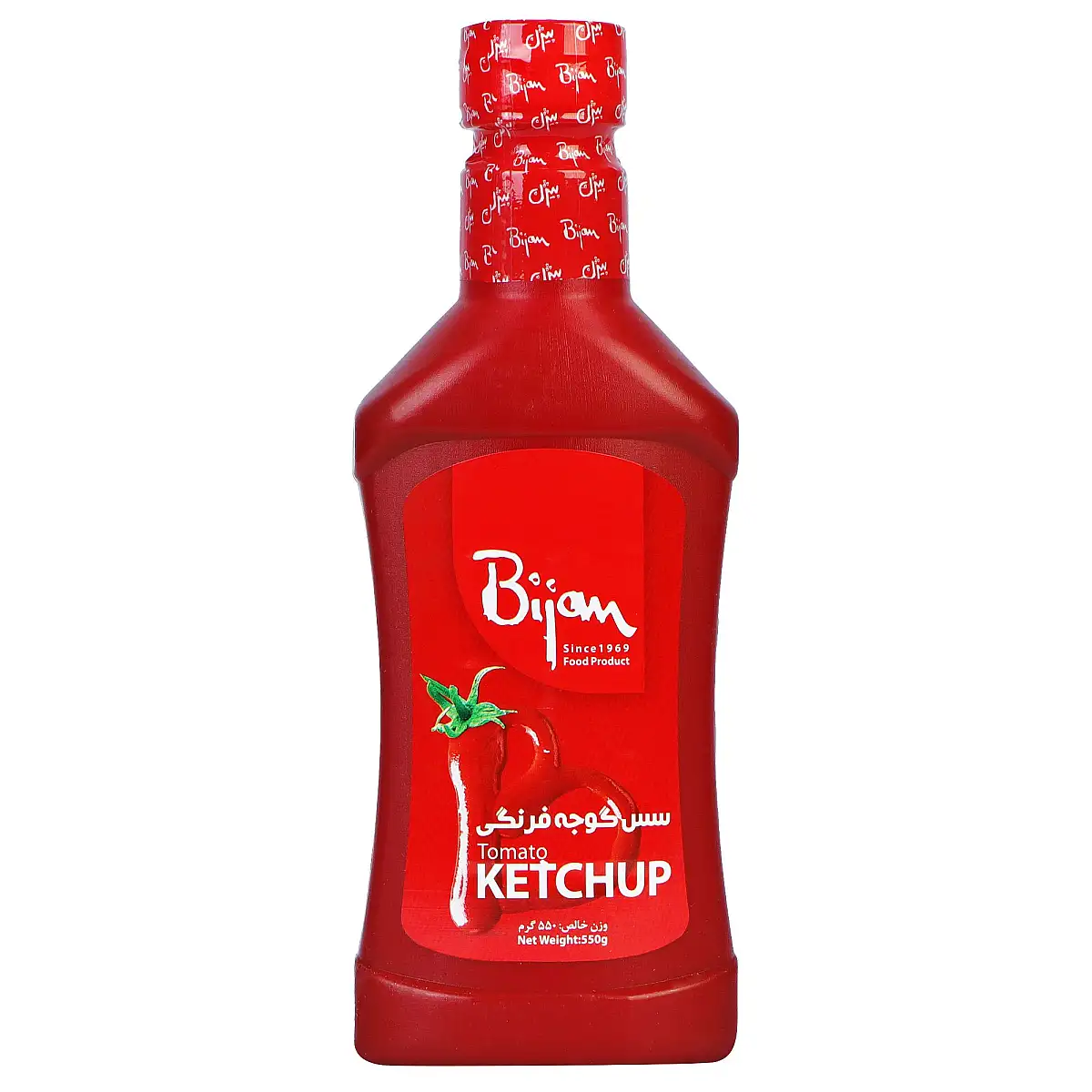 پک سس گوجه فرنگی بیژن 550 گرمی بسته 3 عددی