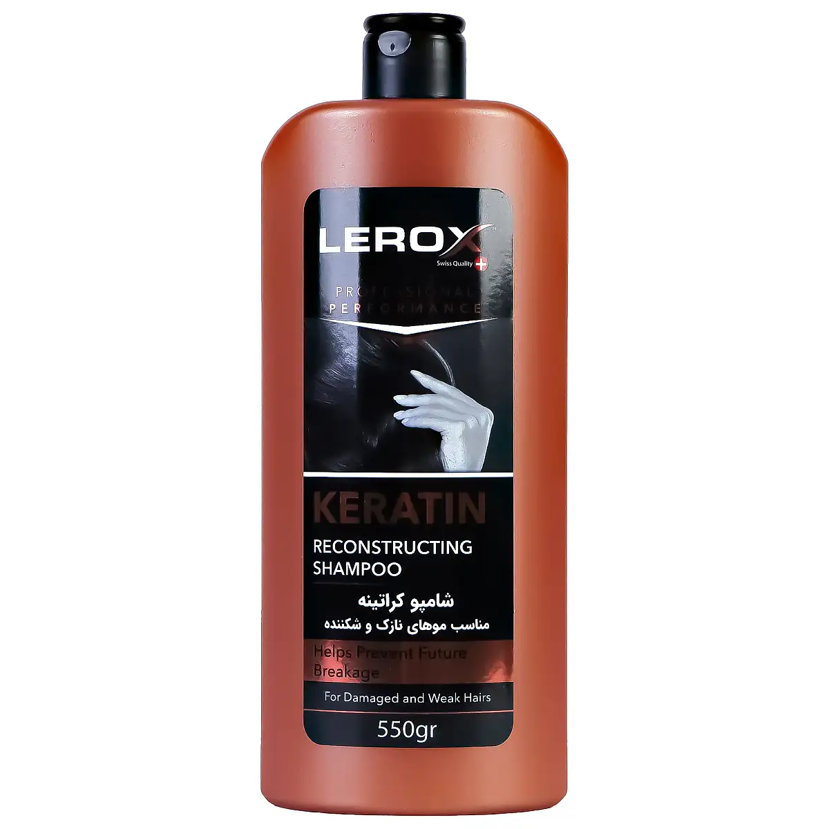 پک شامپو مو لروکس مدل Keratin Reconstructing وزن 550 گرم بسته 3 عددی