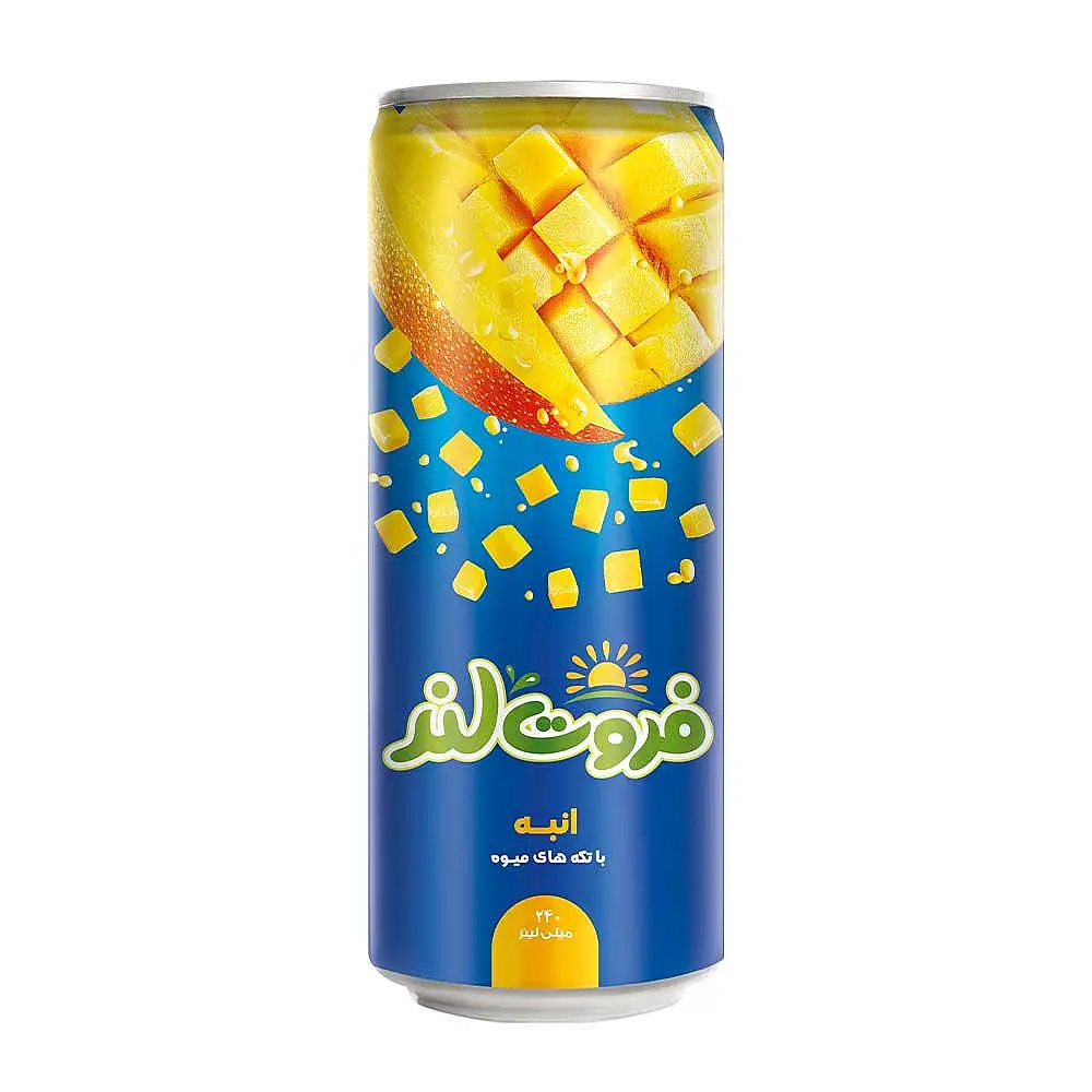 آبمیوه انبه پالپ دار فروت لند 240 میلی لیتری