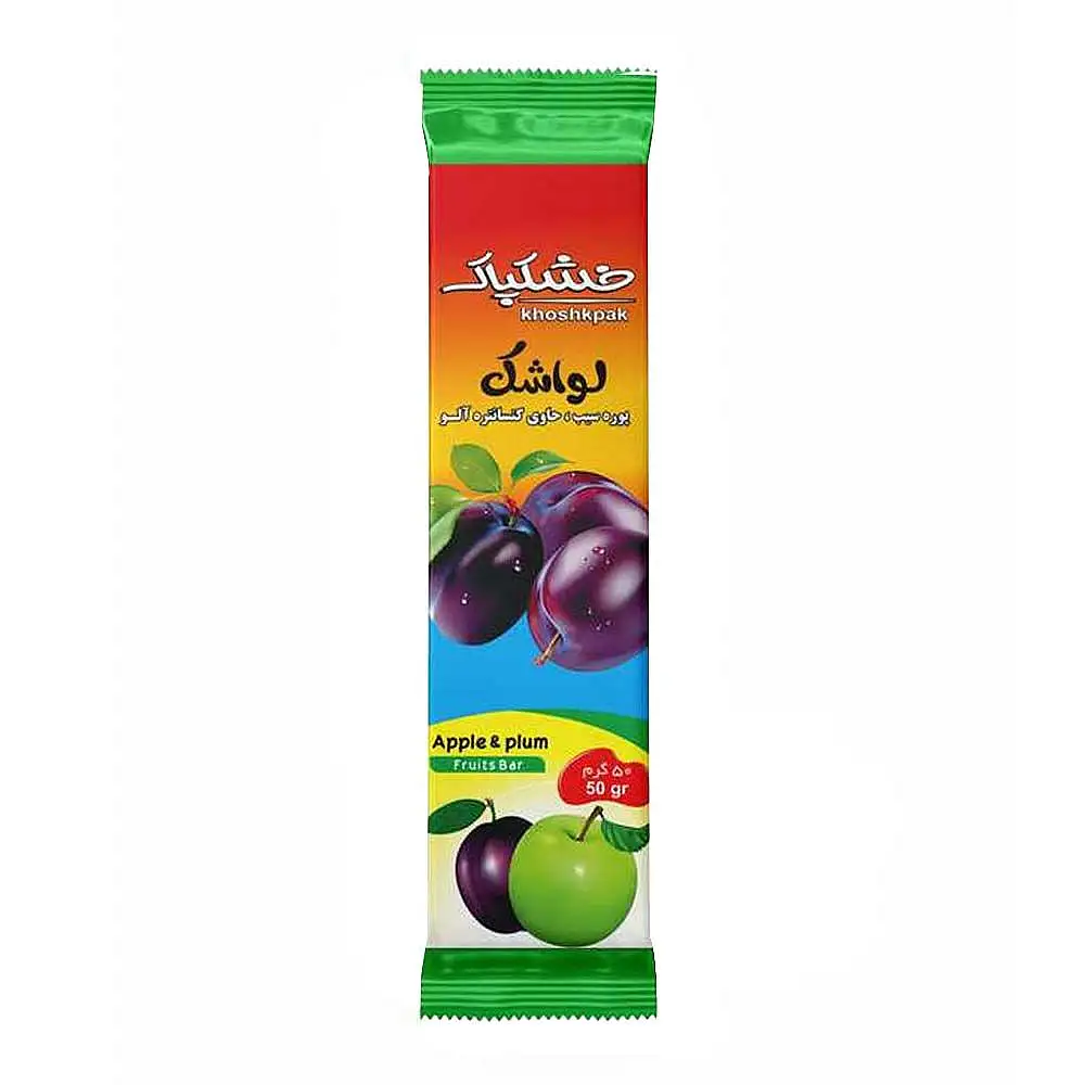پک لواشک آلو خشکپاک 50 گرمی بسته 3 عددی