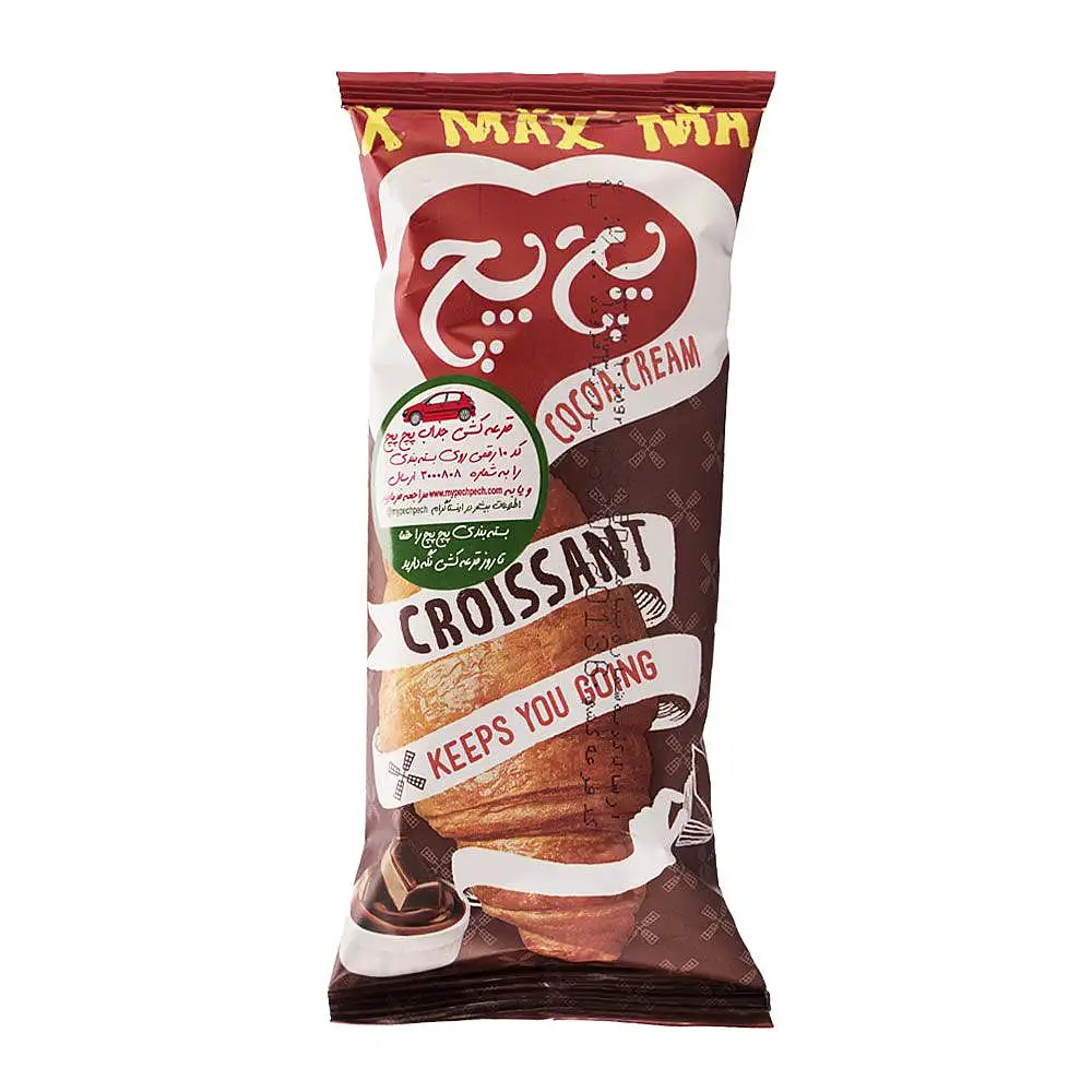 پک کروسان با مغز کاکائویی مکس پچ پچ 60 گرمی بسته 6 عددی