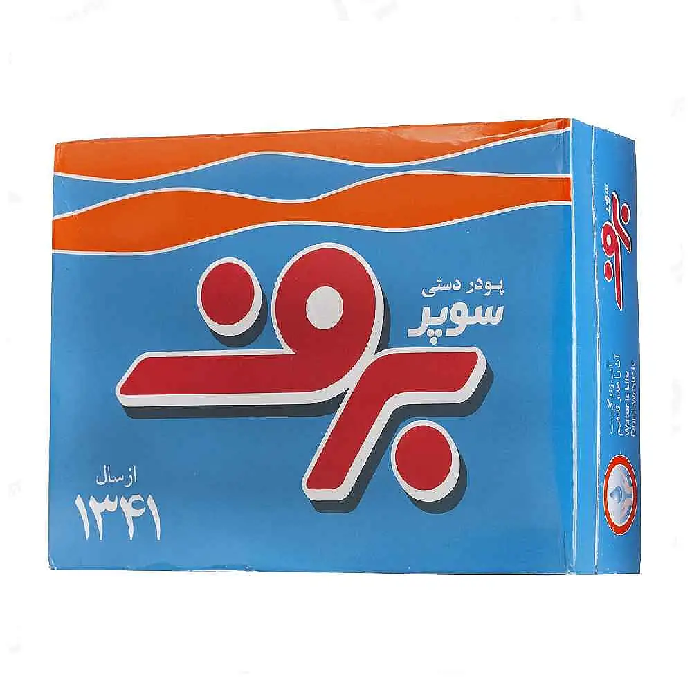 پک پودر لباسشویی دستی برف 500 گرمی بسته 4 عددی