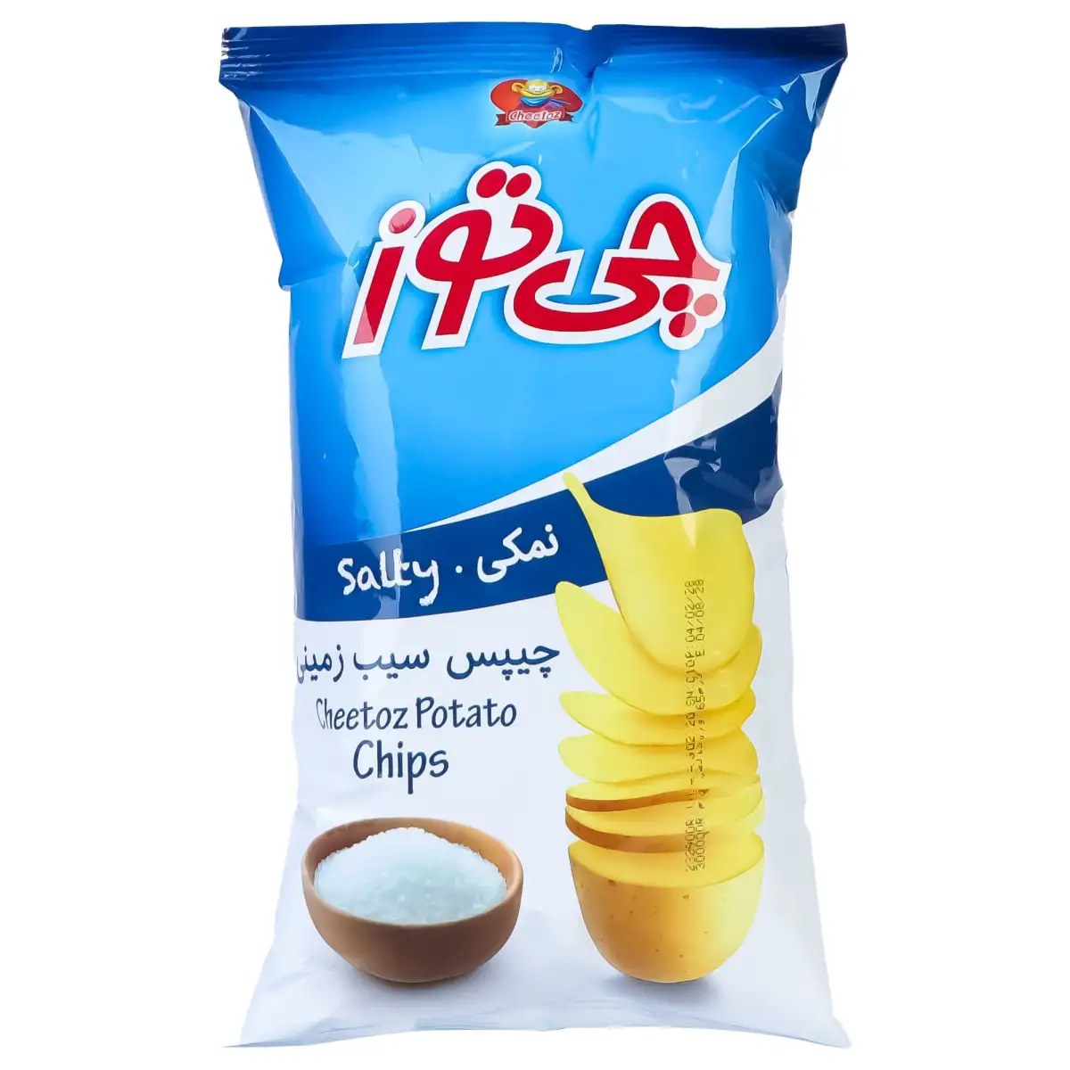 چيپس سيب زمينی ساده نمكی چی توز 60 گرمی