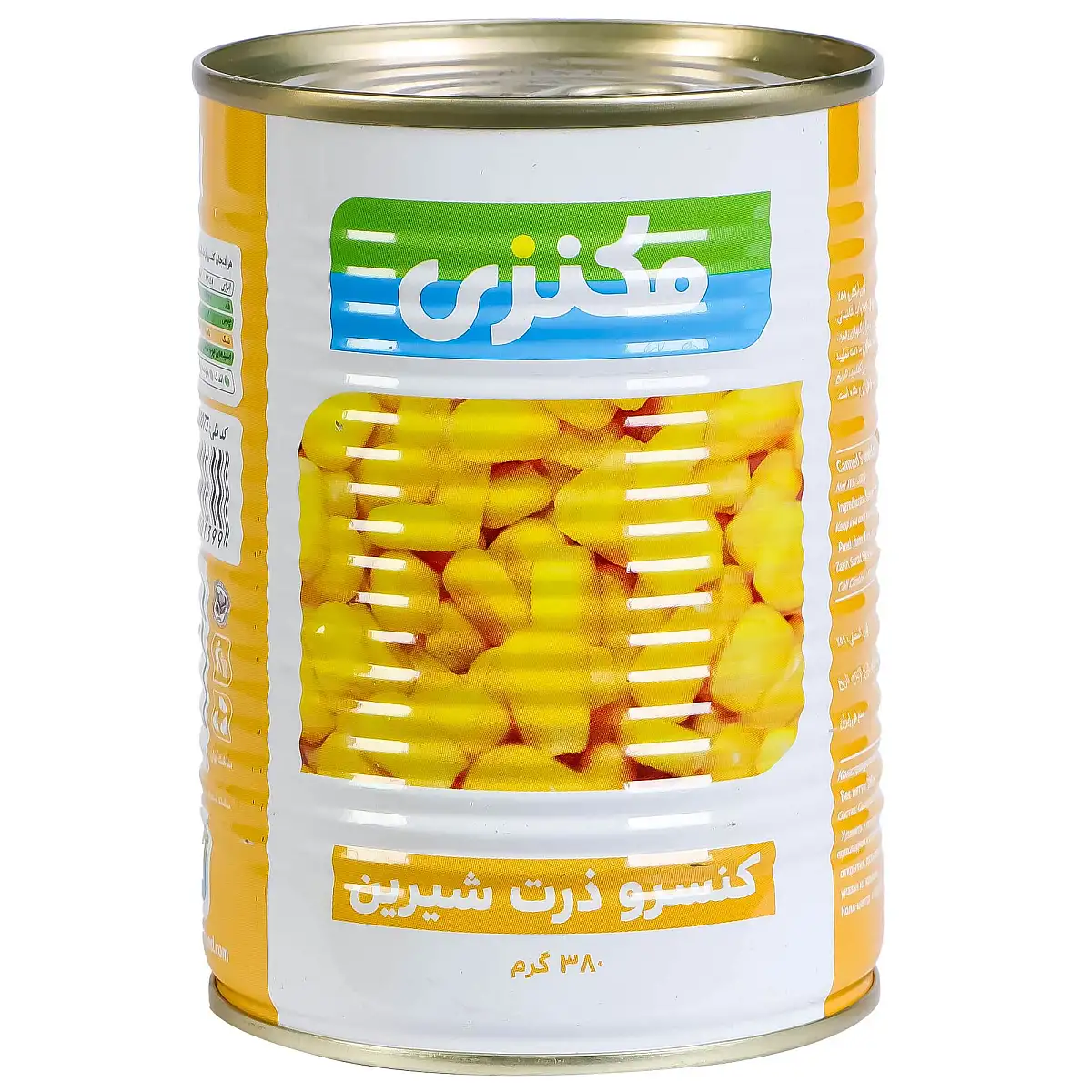 پک کنسرو ذرت شیرین مکنزی 380 گرمی بسته 3 عددی