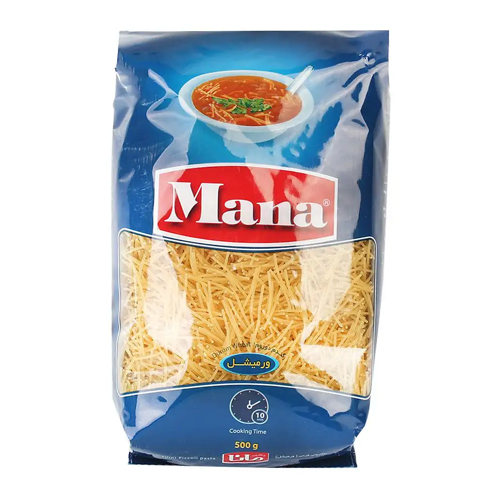 پک رشته سوپ آشیانه ای مانا 500 گرمی بسته 3 عددی