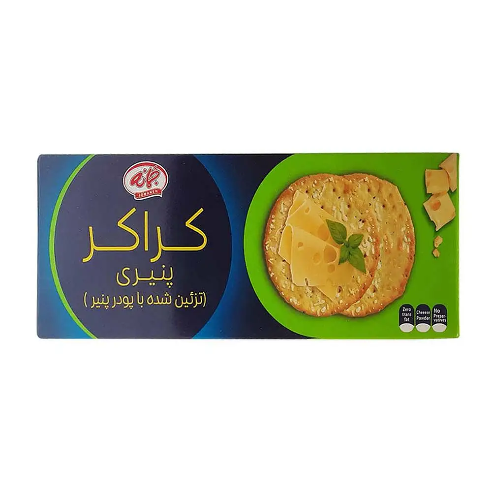 پک کراکر پنیری جمانه 170 گرمی بسته 3 عددی