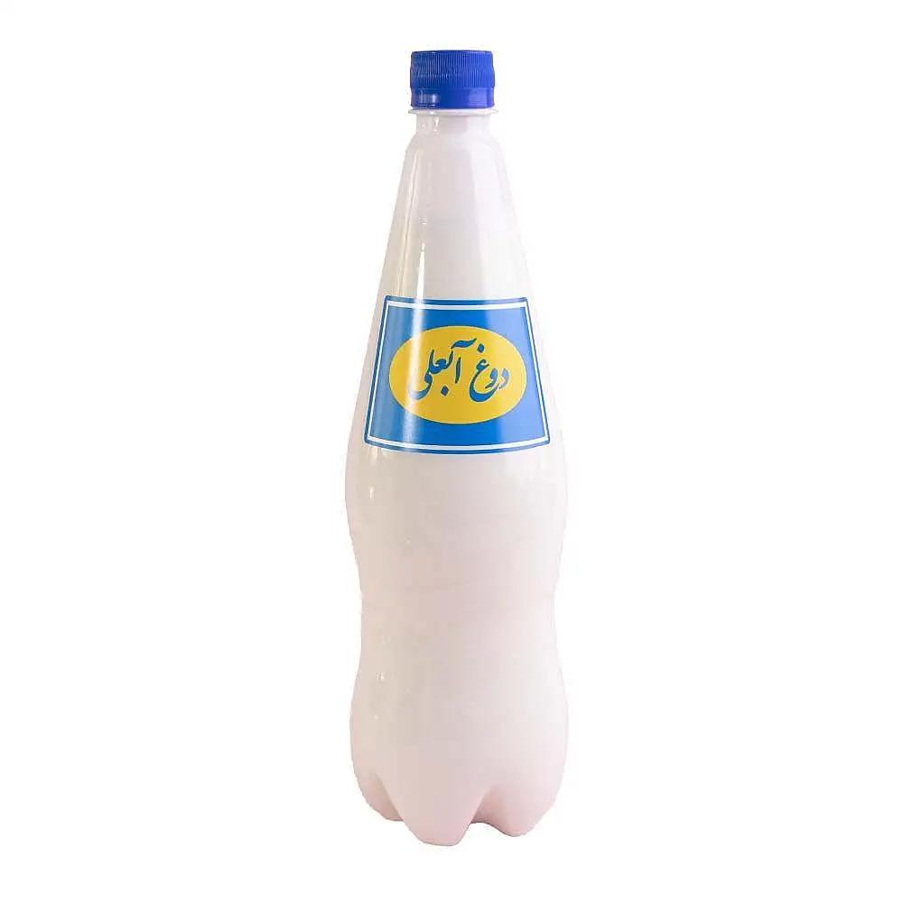 پک دوغ گازدار گرماديده نعناعی آبعلی 1 لیتری بسته 6 عددی
