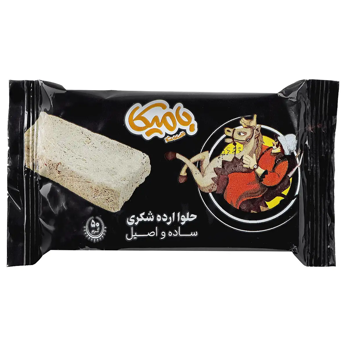 حلوا ارده شکری بامیکا 50 گرمی