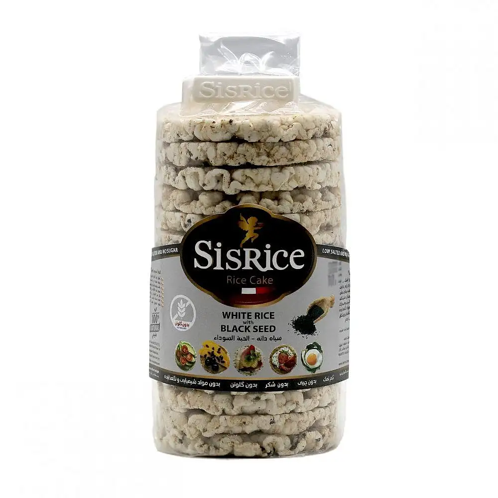 رایس کیک سیاه دانه سیس رایس 120 گرمی