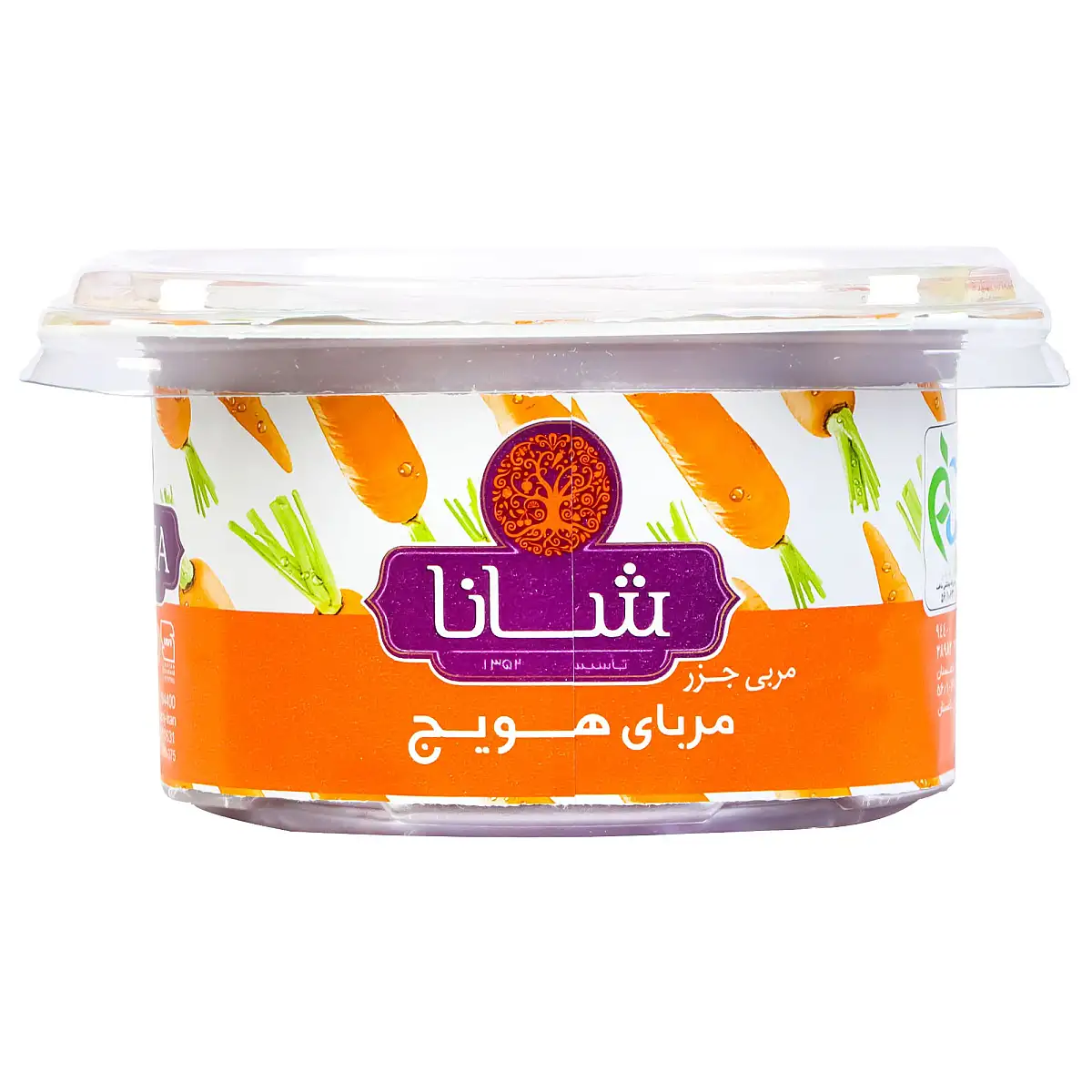پک مربای هویج شانا 225 گرمی بسته 3 عددی