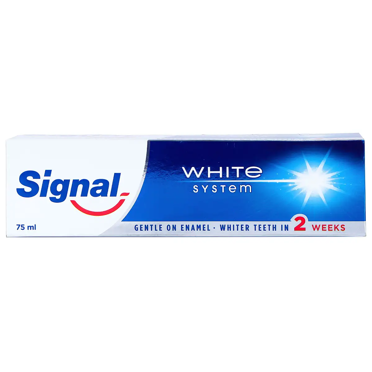 پک خمیردندان سیگنال مدل White System حجم 75 میلی لیتر بسته 3 عددی