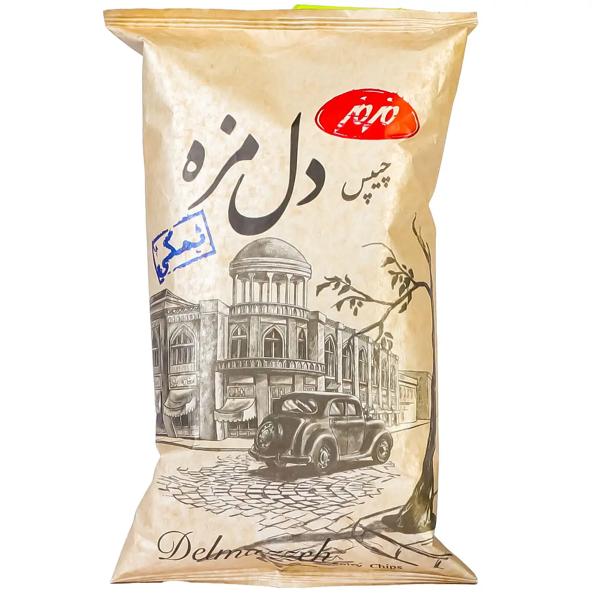 چيپس نمكی دل مزه مزمز 90 گرمی