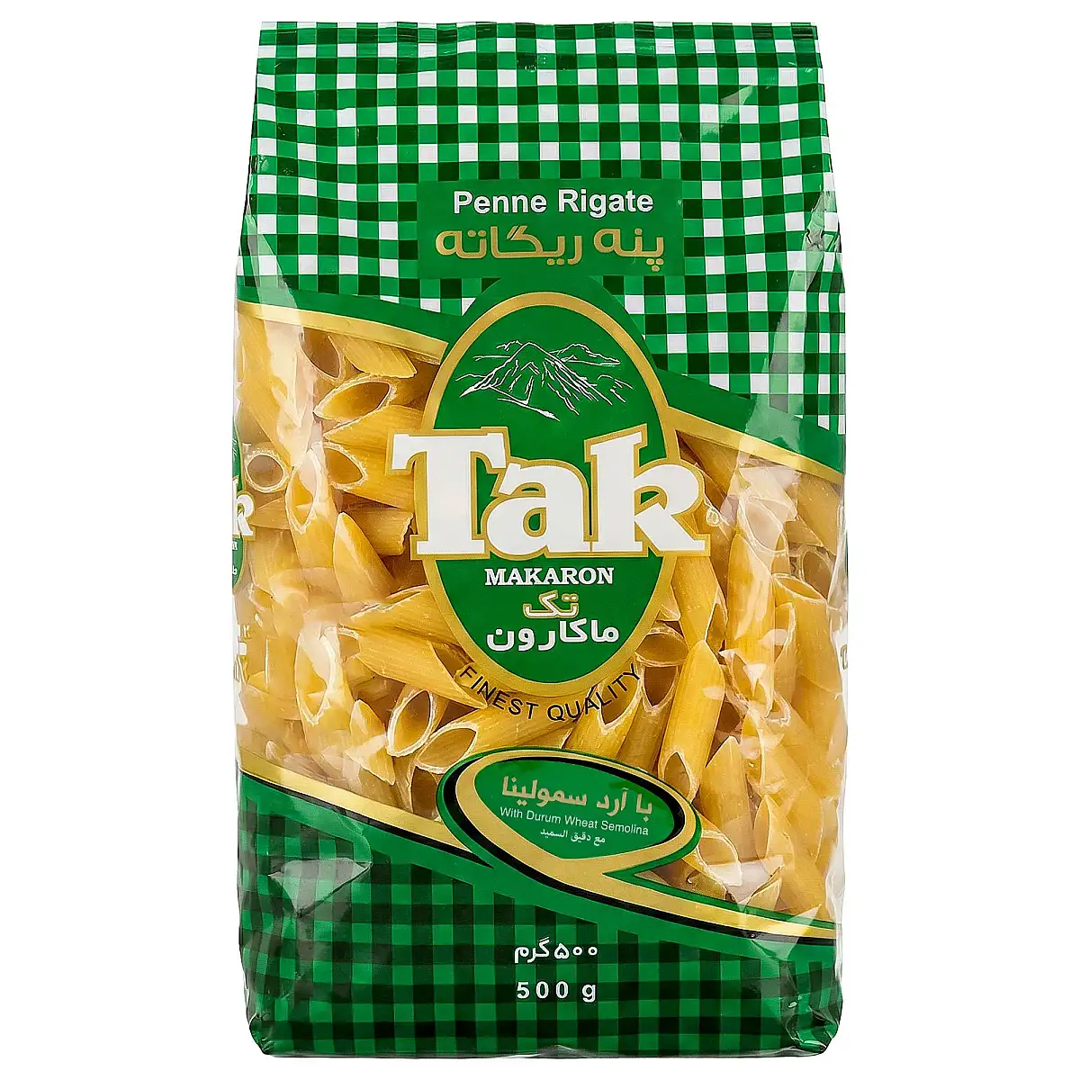 ماکارونی پنه ریگاته تک ماکارون 500 گرمی