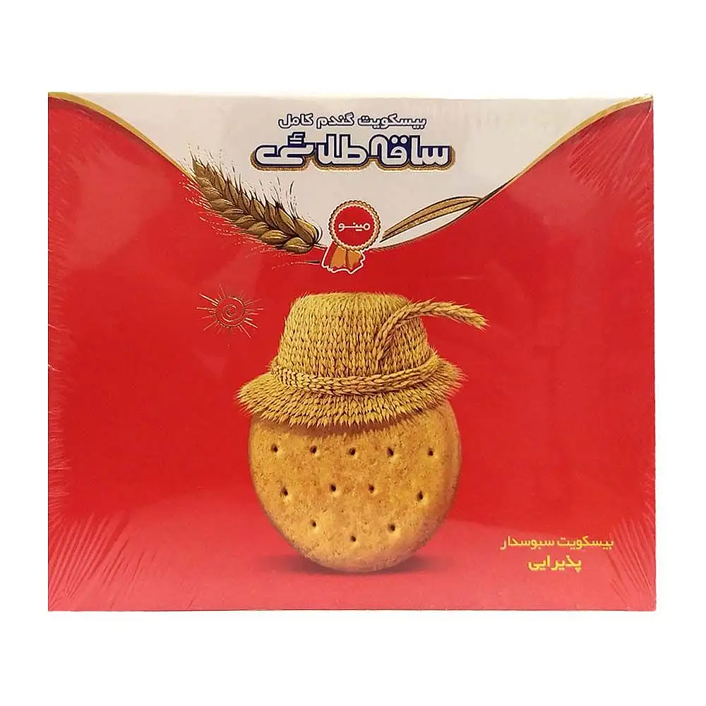 بیسکوئیت ساقه طلایی 700 گرمی مینو بسته 2 عددی