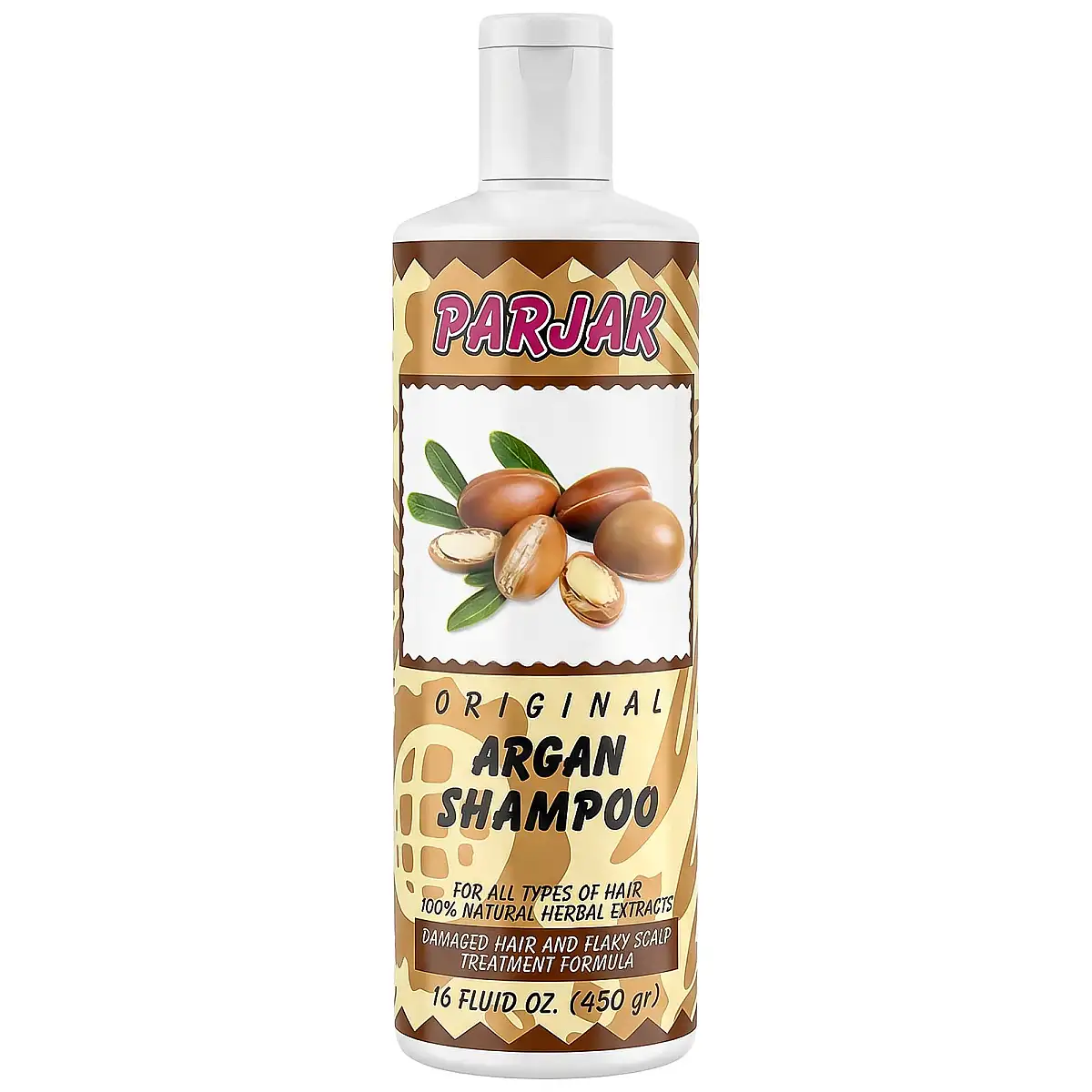 شامپو آرگان 450 گرمی پرژک بسته 2 عددی