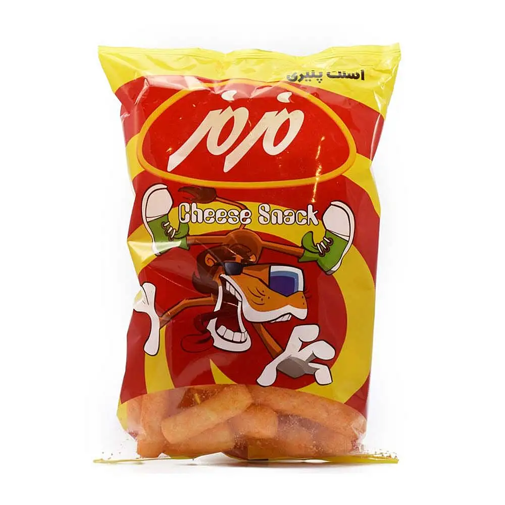 پک پفک پنیری کلاسی ک مزمز 65 گرمی بسته 3 عددی