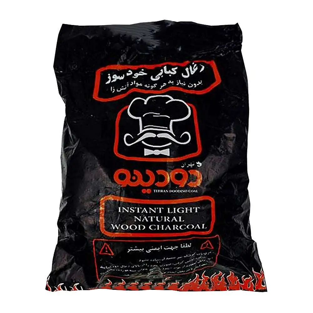 زغال کبابی خودسوز دودینو بسته 800 گرمی