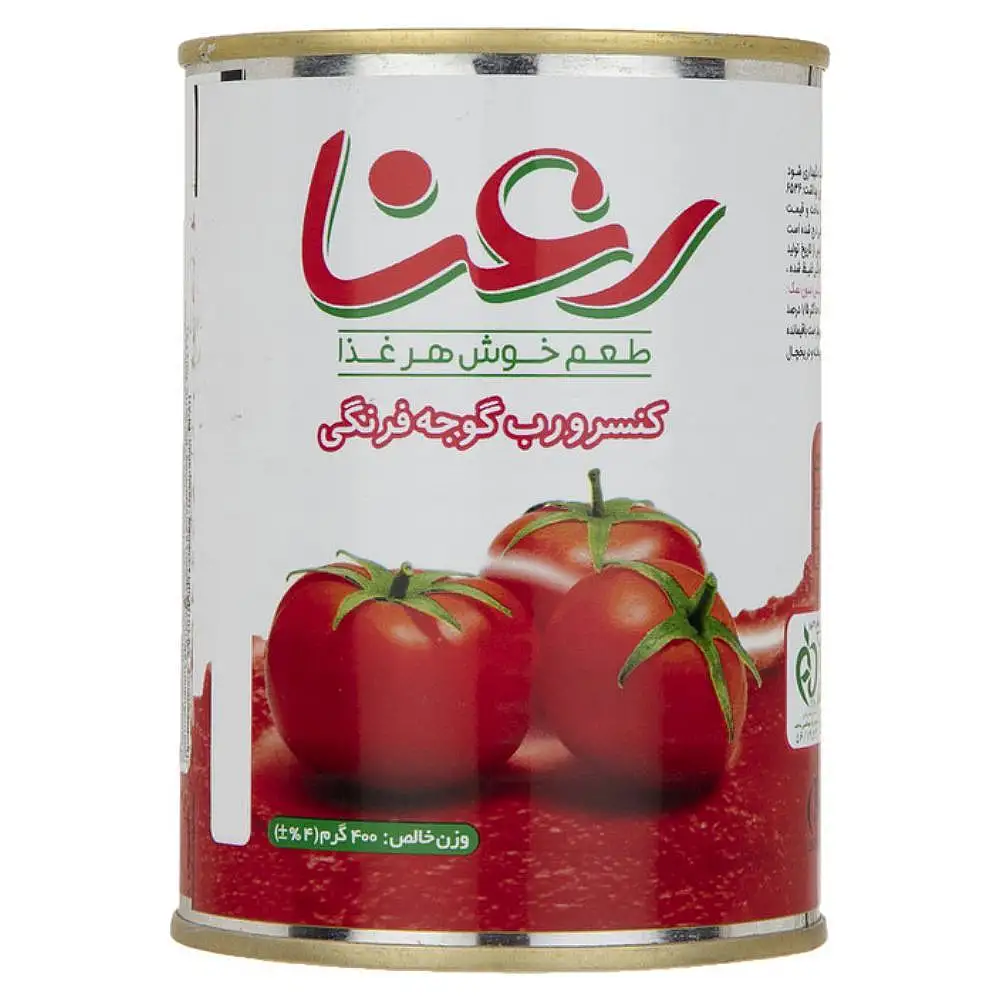پک رب گوجه فرنگی رعنا 400 گرمی بسته 5 عددی