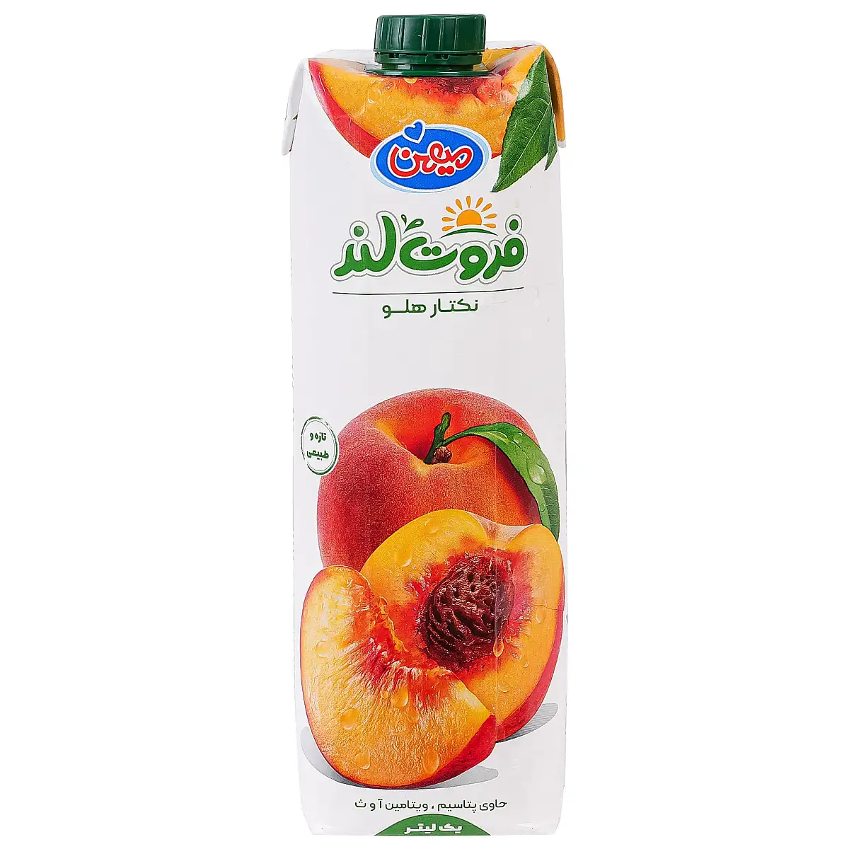 نکتار هلو 1 لیتری فروت لند بسته 2 عددی