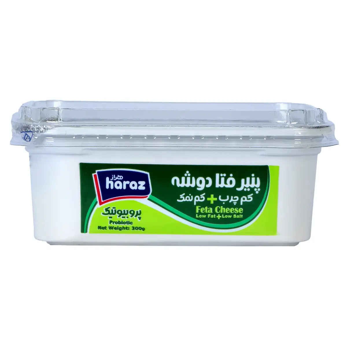 پک پنیر فتا دوشه پروبیوتیک هراز 300 گرمی بسته 3 عددی