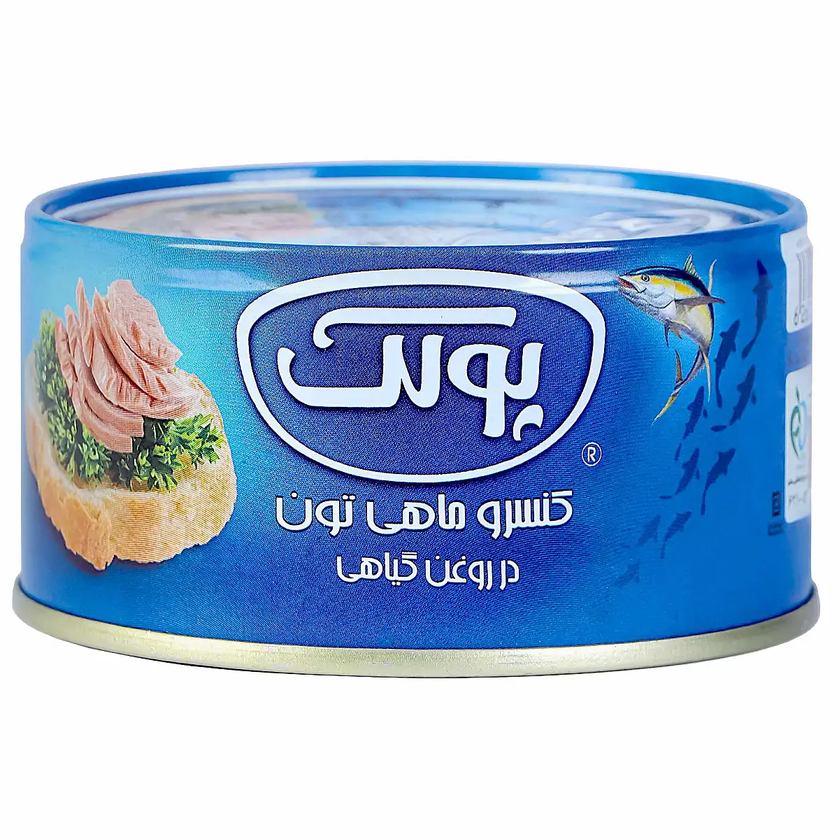 پک تن ماهی در روغن گیاهی پولک 180 گرمی بسته 3 عددی