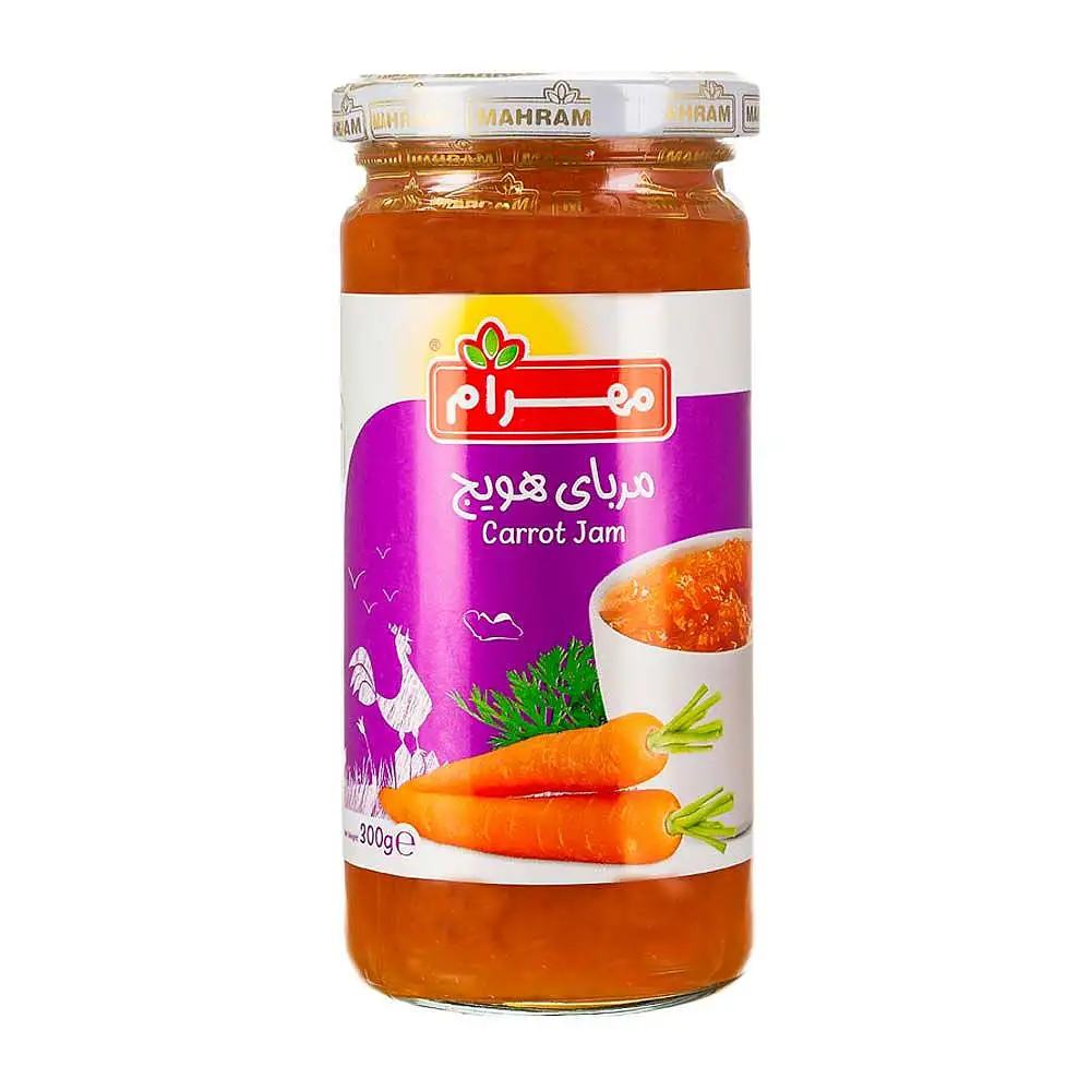 پک مربا هویج مهرام 300 گرمی بسته 2 عددی