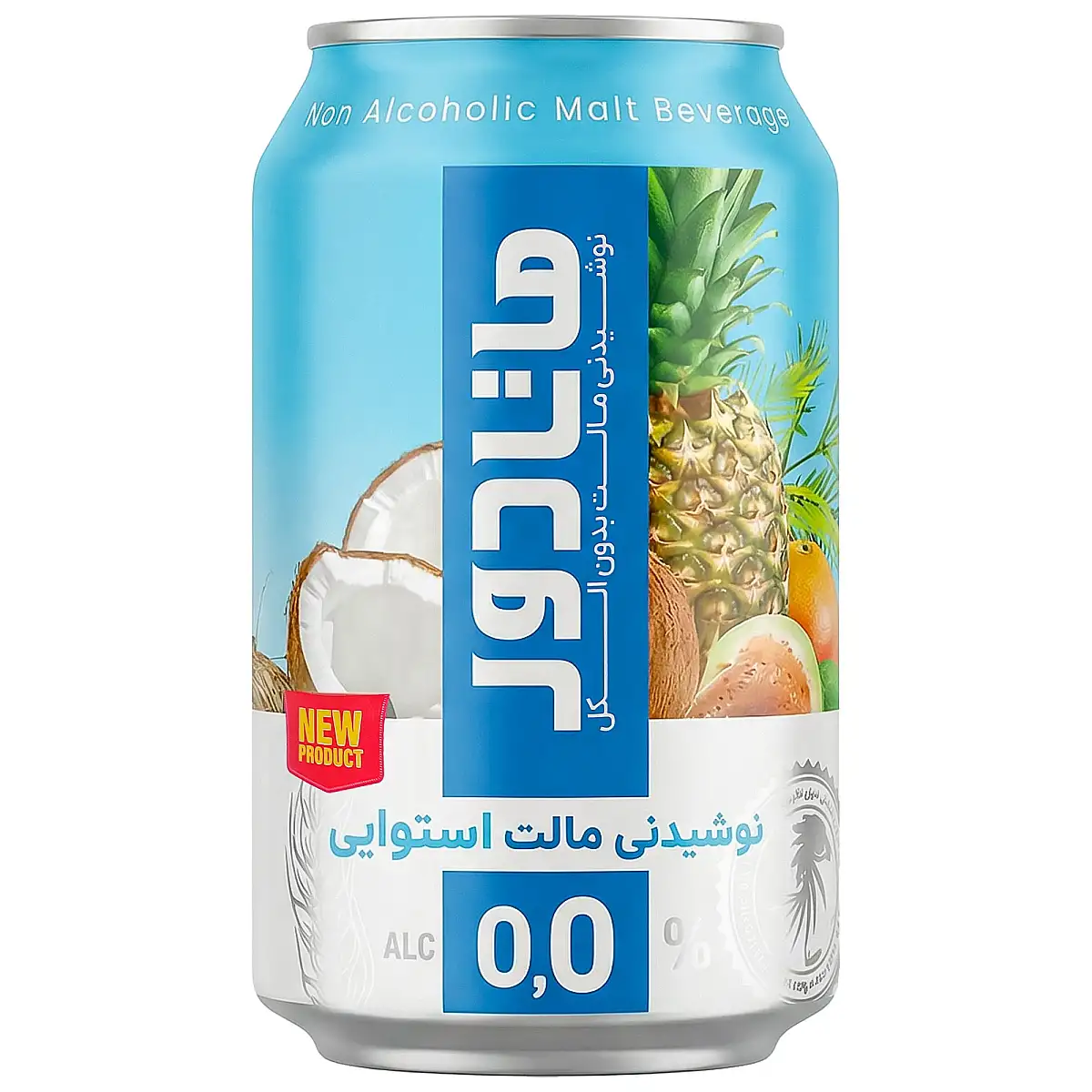 ماءالشعیر مالت با طعم میوه های استوايي ماتادور 330 میلی لیتری بسته 2 عددی