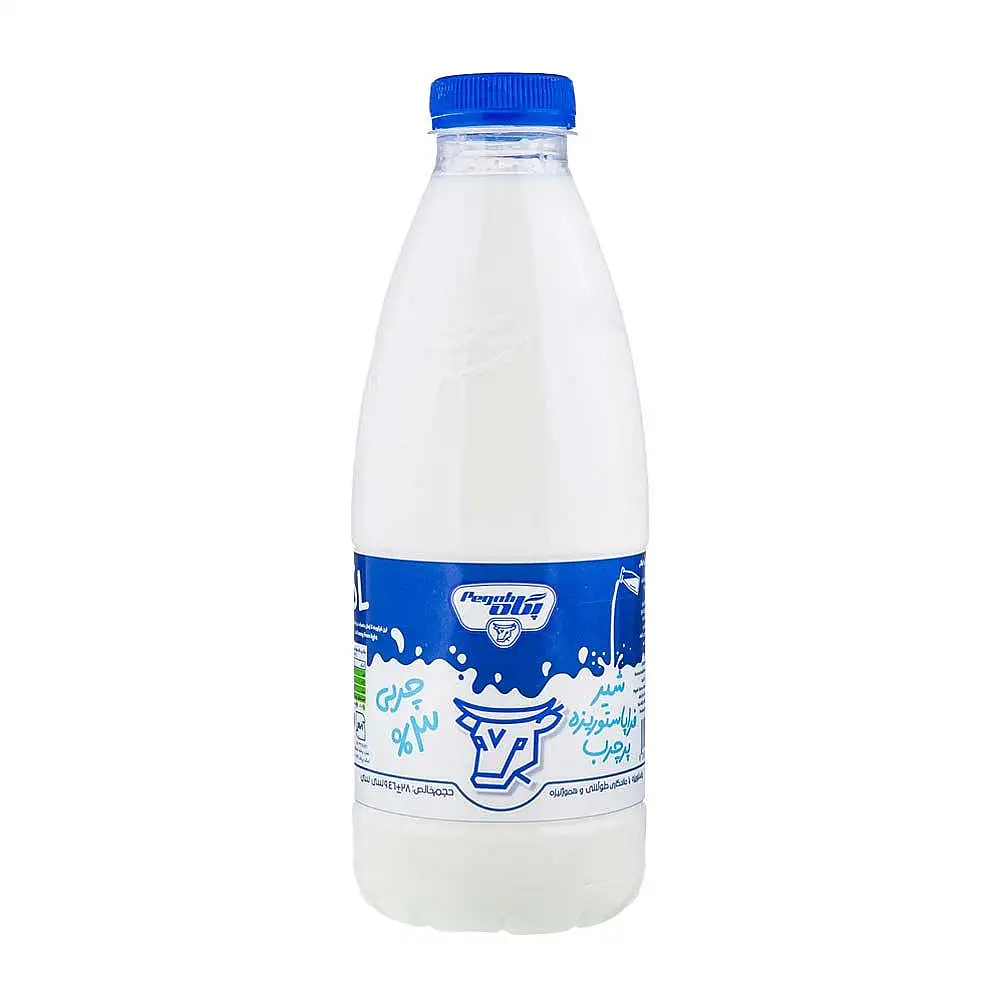 شیر پرچرب 3% چربی پگاه 946 میلی لیتری