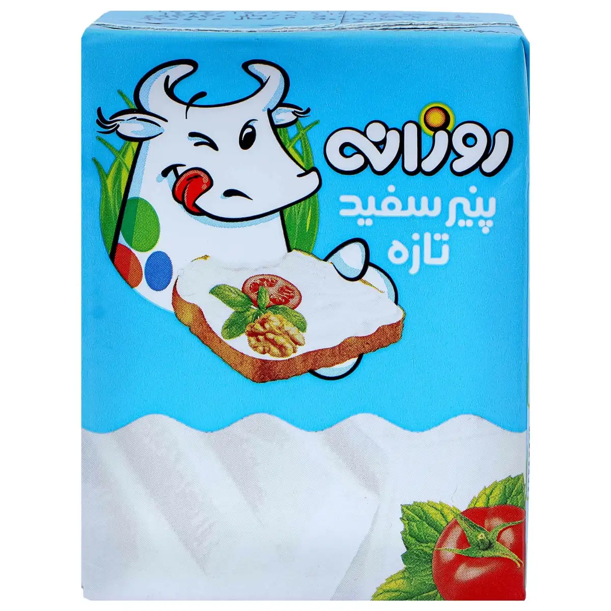 پک پنیر سفید تازه روزانه 210 گرمی بسته 6 عددی