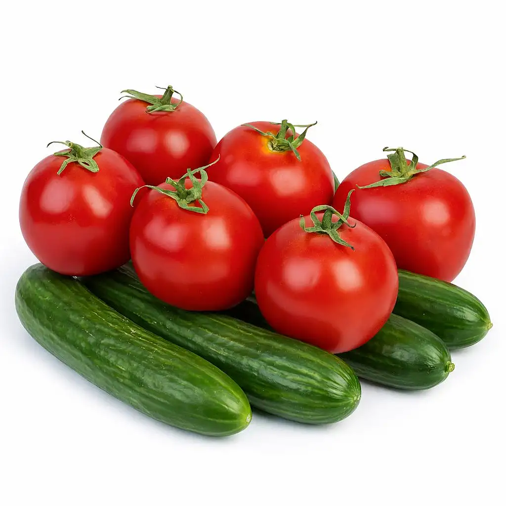 پک گوجه فرنگی و خیار 2 کیلوگرمی