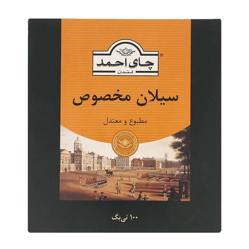 چای سیاه كيسه‌ای سیلان مخصوص احمد 100 عددی