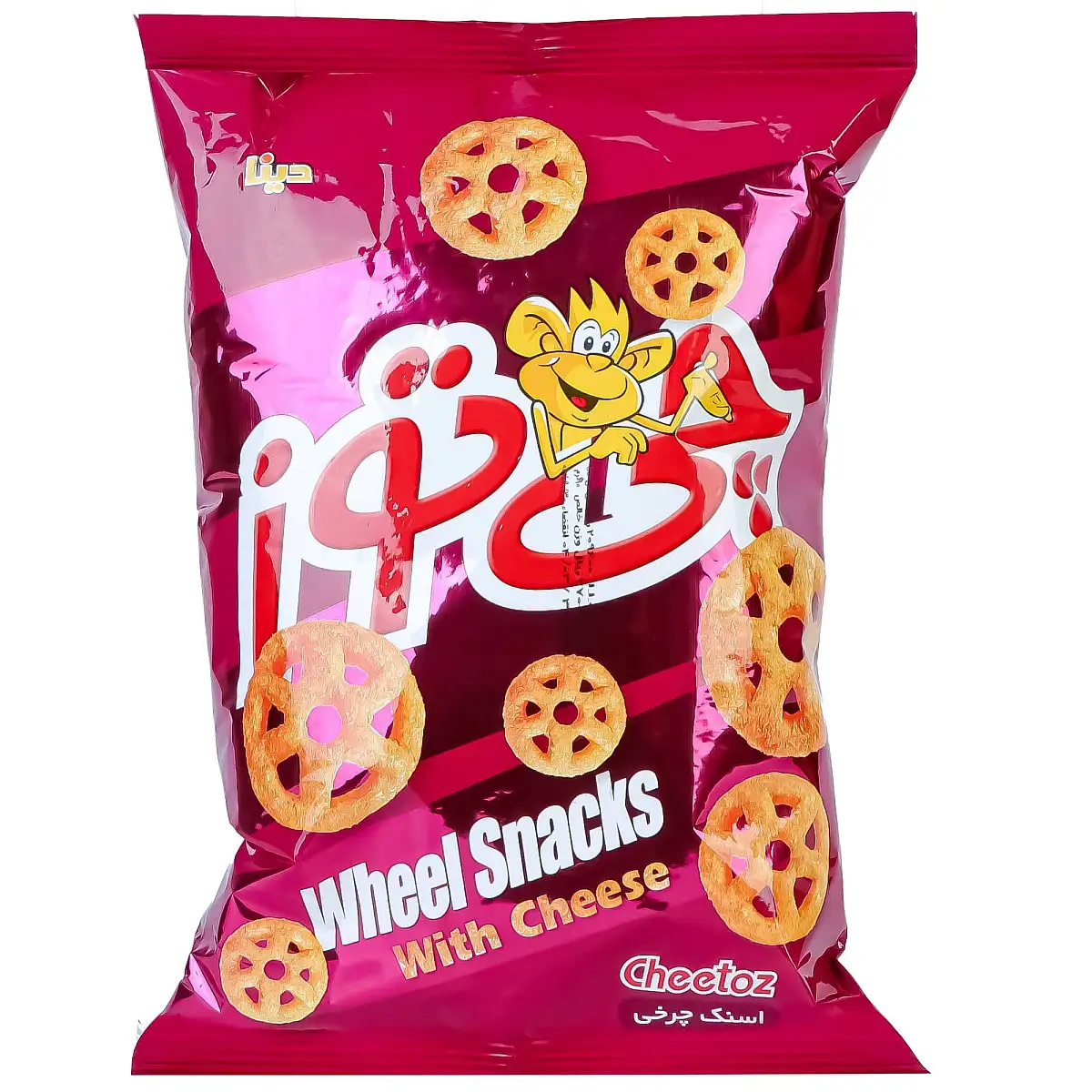 پک اسنک چرخی چی توز 80 گرمی بسته 6 عددی