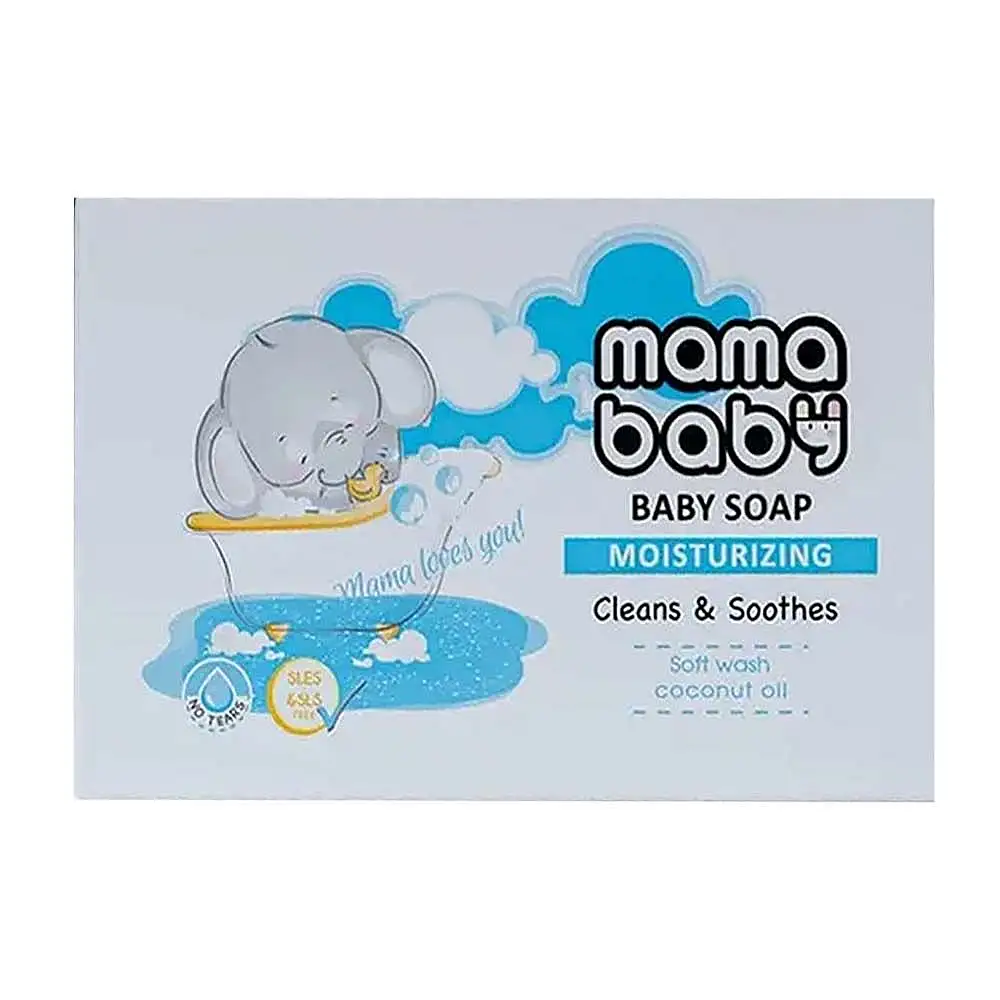 پک صابون کودک ماما بيبي مدل Moisturizing وزن 100 گرمی 2 عددی بسته 3 عددی