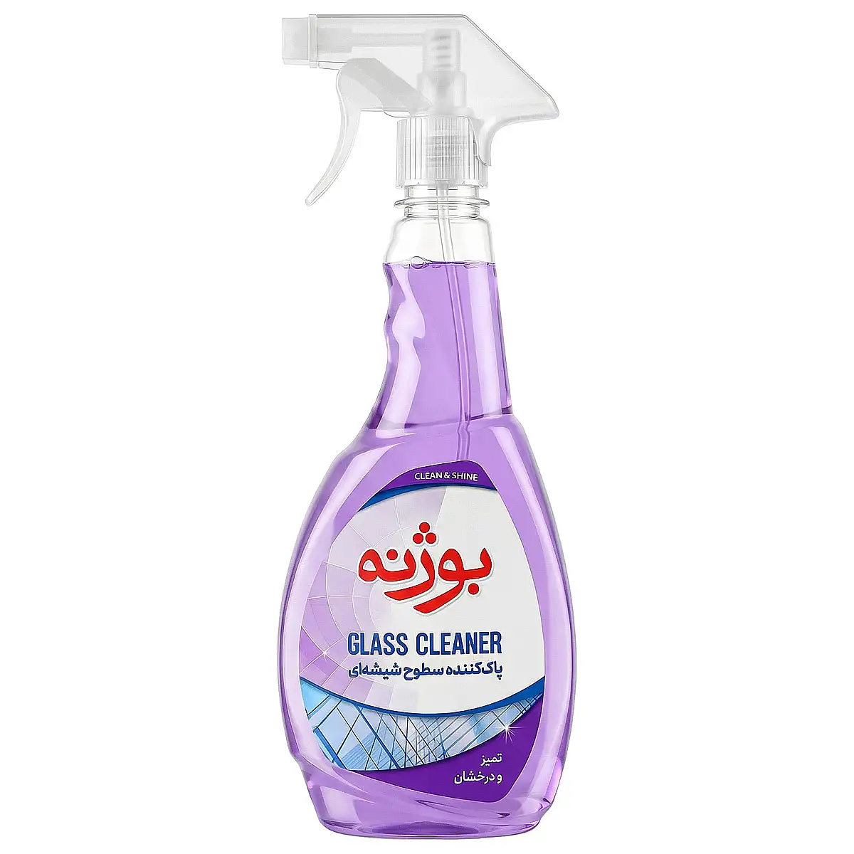 شیشه پاک کن بوژنه مدل Purple حجم 500 میلی لیتر