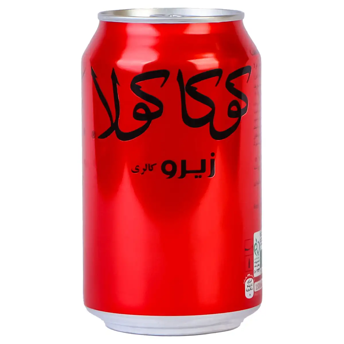 پک نوشابه زیرو قوطی کوکاکولا 330 میلی لیتری بسته 12 عددی