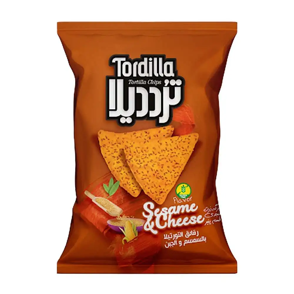 پک چیپس ذرت کنجدی تردیلا 100 گرمی بسته 3 عددی