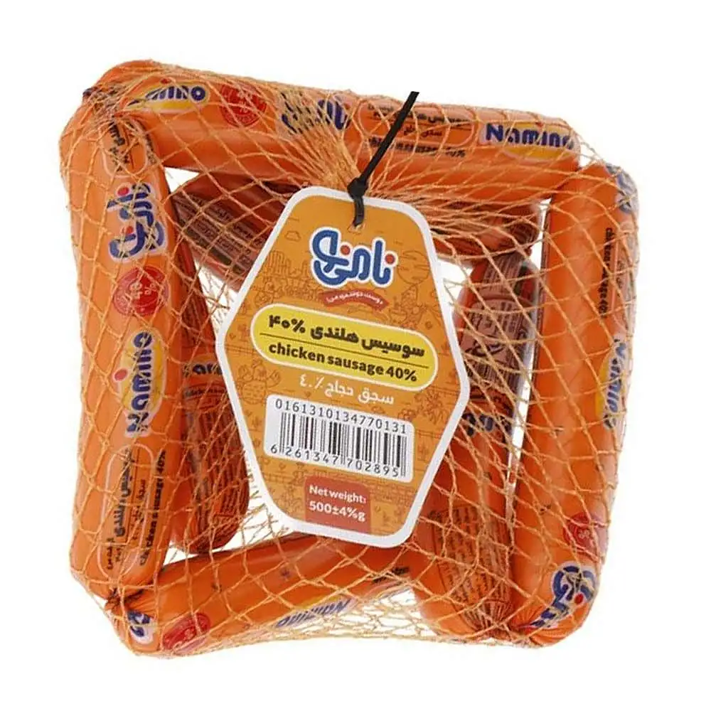سوسيس هلندي 40% گوشت مرغ نامي نو 500 گرمی