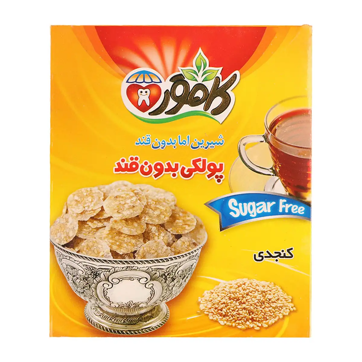 پولک کنجدی کامور 150 گرمی