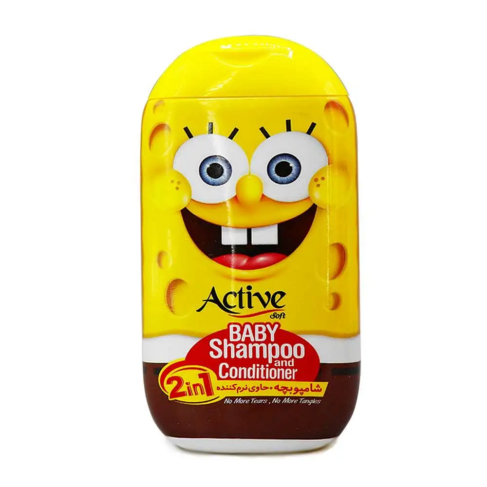 شامپو کودک اکتیو مدل Sponge Bob وزن 280 گرم