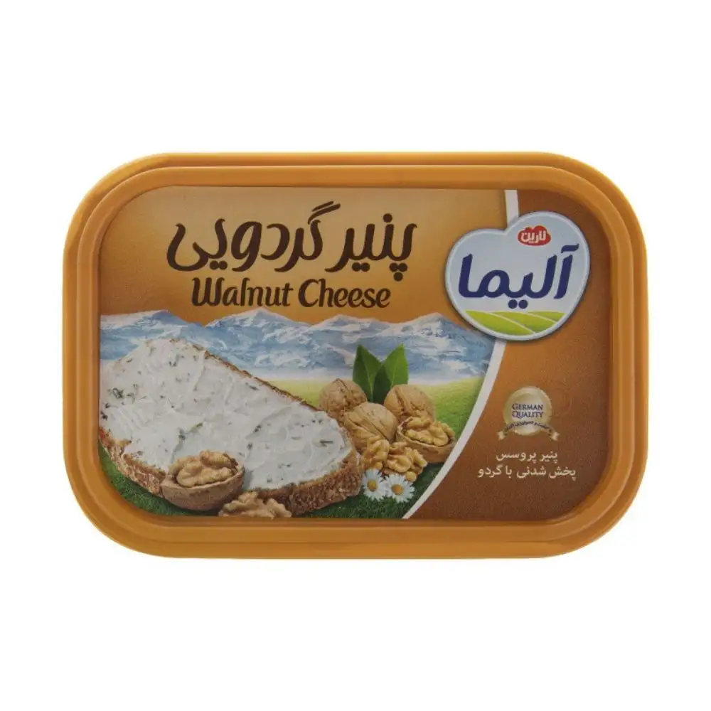 پک پنیر گردویی آلیما 250 گرمی بسته 3 عددی