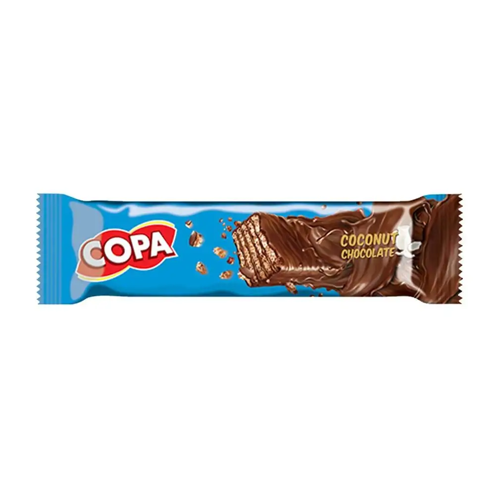 ویفر شکلاتی با کرم نارگیل کوپا 30 گرمی