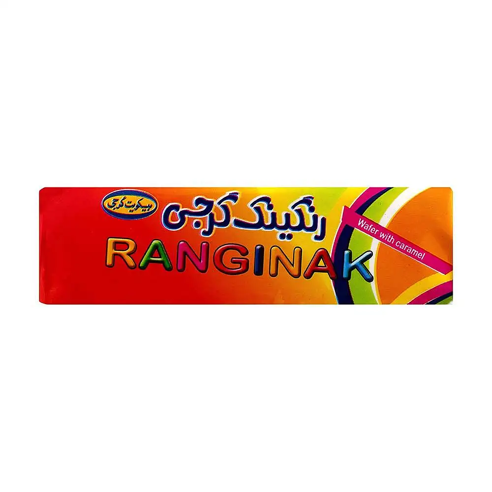 پک ویفر رنگینک گرجی 15 گرمی بسته 6 عددی