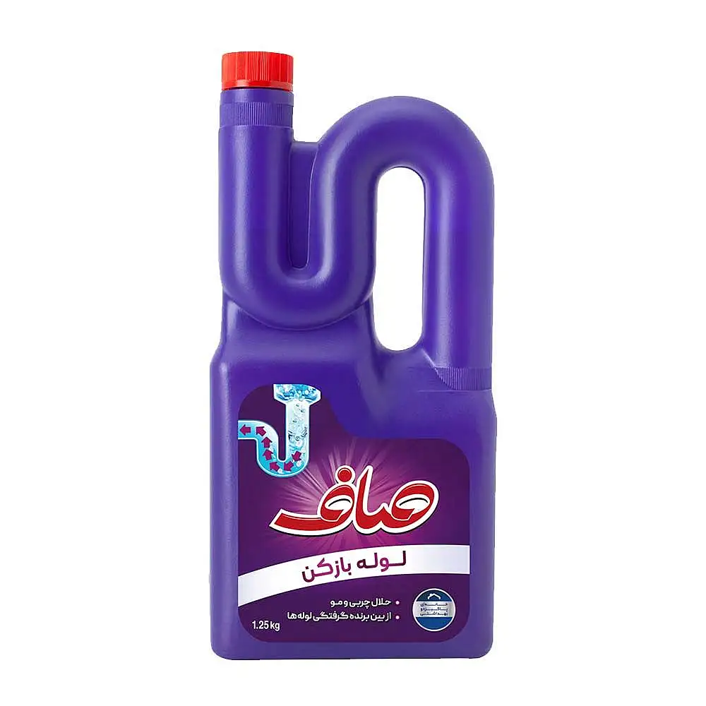پک مایع لوله بازکن صاف 1.25 لیتری بسته 3 عددی