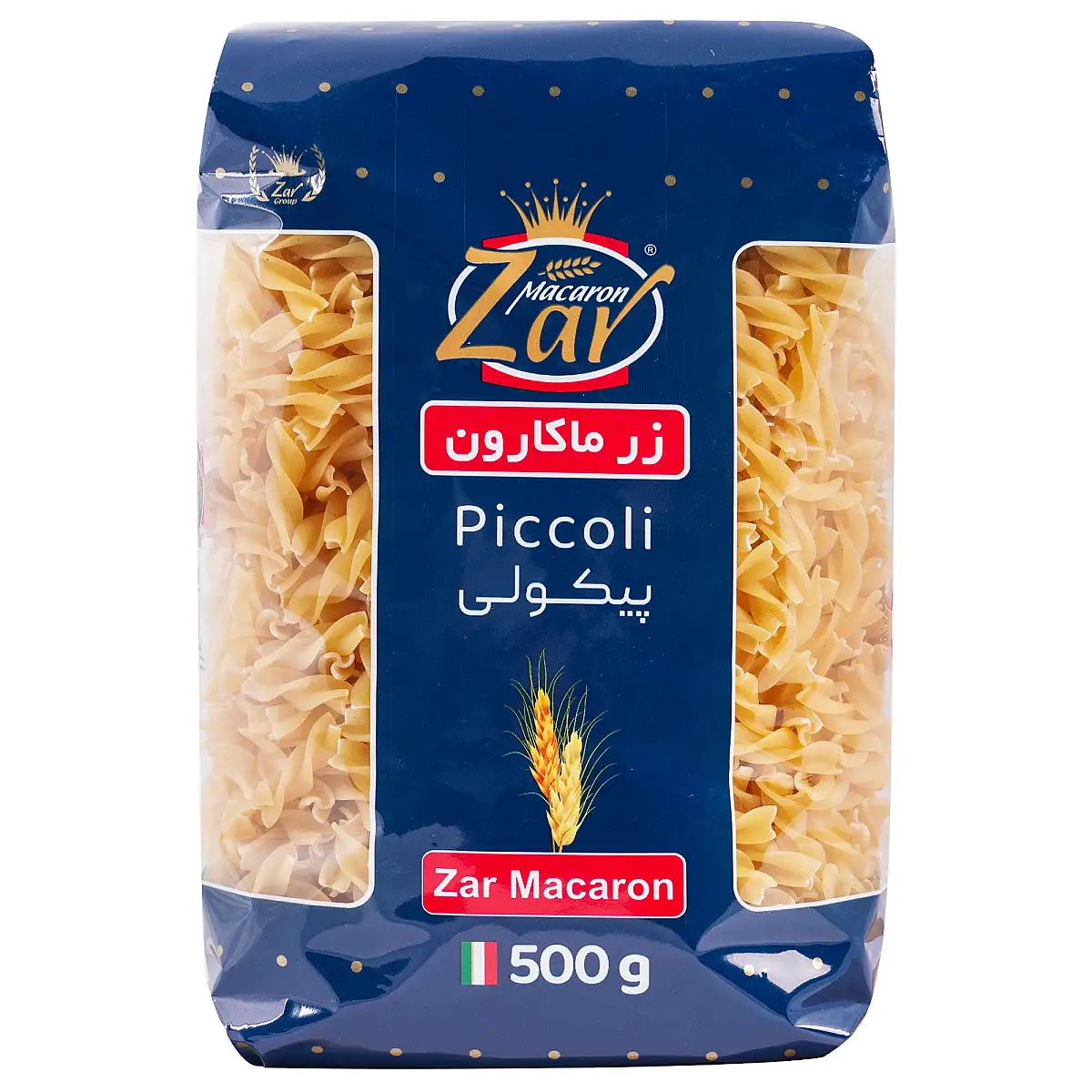 ماكارونی پيكولی زر ماکارون 500 گرمی